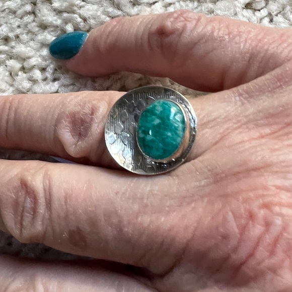 Russian Amazonite Ring - Picture 5 of 8